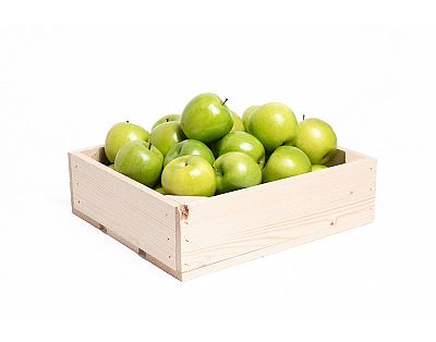 Fruitkist klein incl. 25 appels met logo