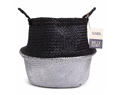 SENZA Belly Basket Black/Silver