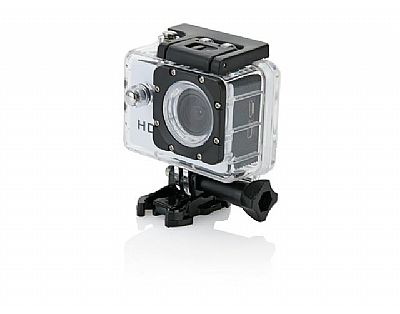 Action camera inclusief 11 accessoires, wit
