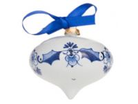 Kerstbal druppel Delfts blauw | Royal Delft