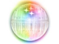 Verlichte stuiterbal met LED - MET Boing geluid - Rainbow