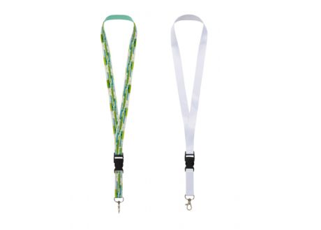 Gerecyclede PET lanyard met Gesp