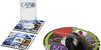 Q-Mat® driedelige combiset van muismat en onderzetter 6 Q-Mat® driedelige combiset van muismat en onderzetter 6