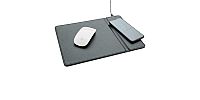 Muismat met 5W draadloze oplader, zwart Muismat met 5W draadloze oplader, zwart