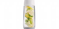 Bopp waterfles met infuser, wit Bopp waterfles met infuser, wit