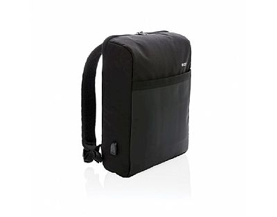 Swiss peak 15'' anti theft rugzak met RFID & USB PVC vrij, z Swiss peak 15'' anti theft rugzak met RFID & USB PVC vrij, z